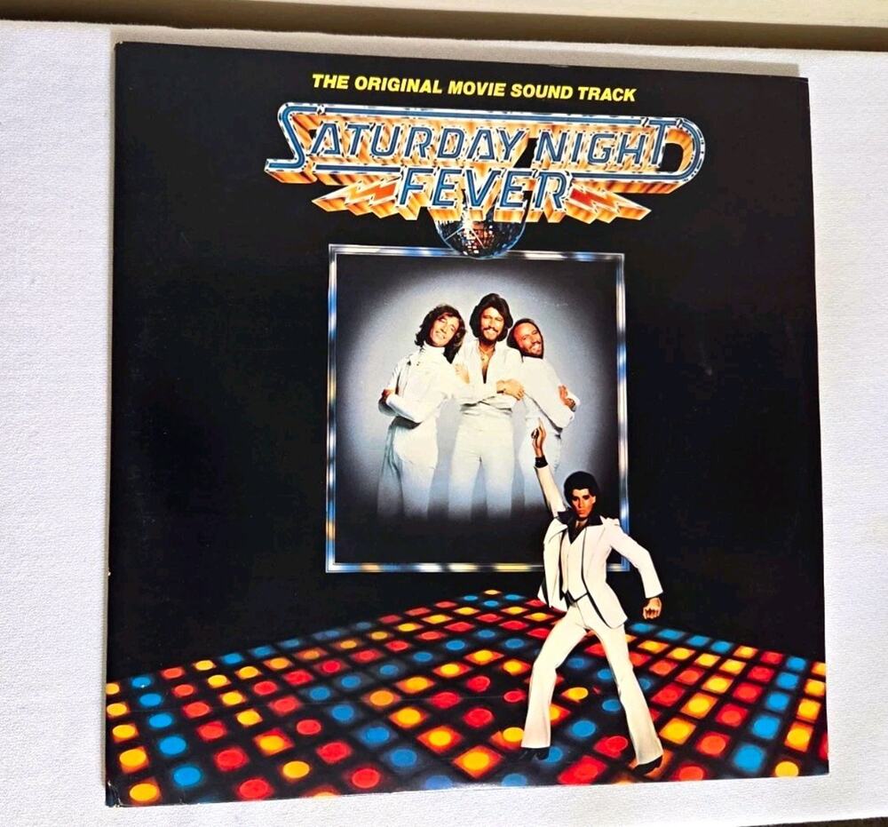 Saturday Night Fever Original Disco Soundtrack RSO 1977 12" Vinyl LP RS-2-4001